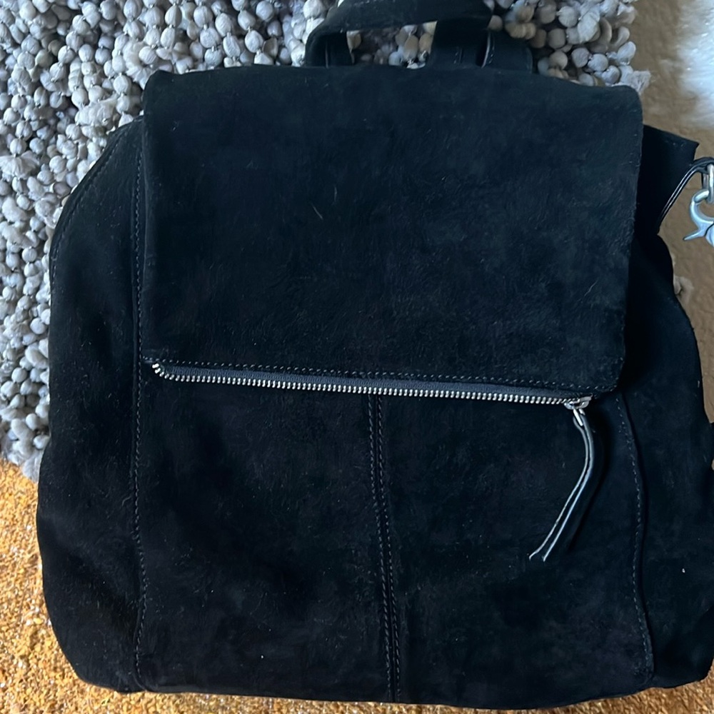 Used onced Free people suede Camilla backpack/crossbody